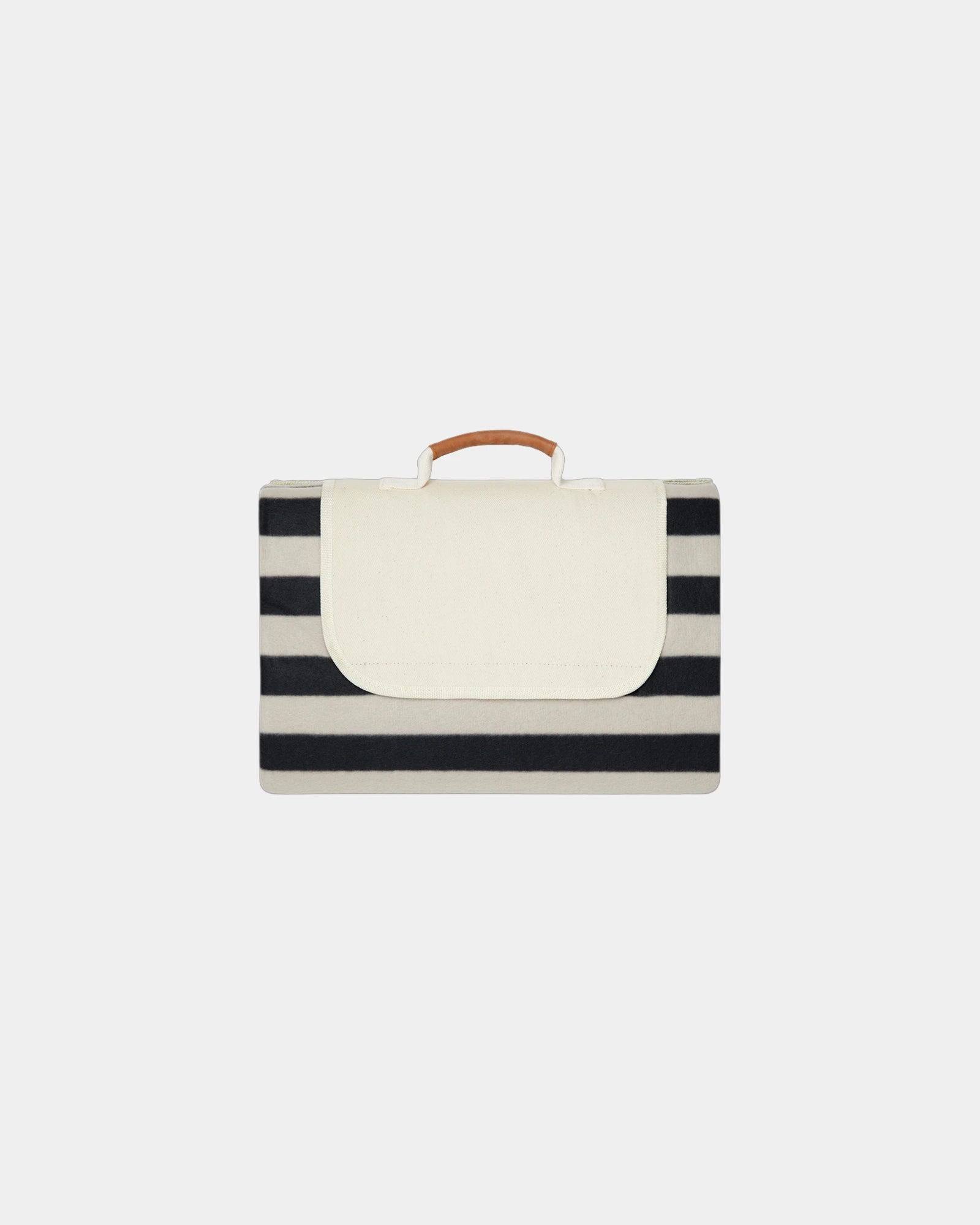 Custom rPET GRS picnic blanket Vinga Alba - Black
