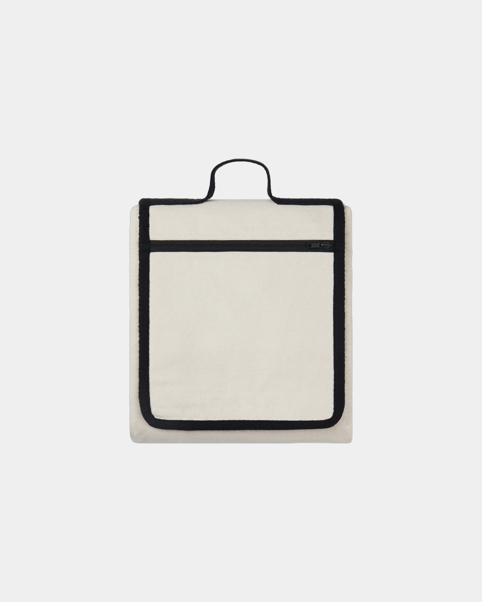 Custom recycled cotton picnic blanket Vinga Volonne - Off-White