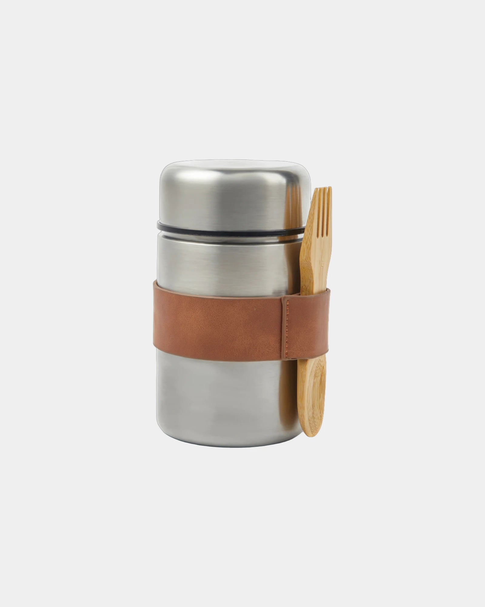 Custom insulated stainless steel food thermos Vinga Miles - Steel