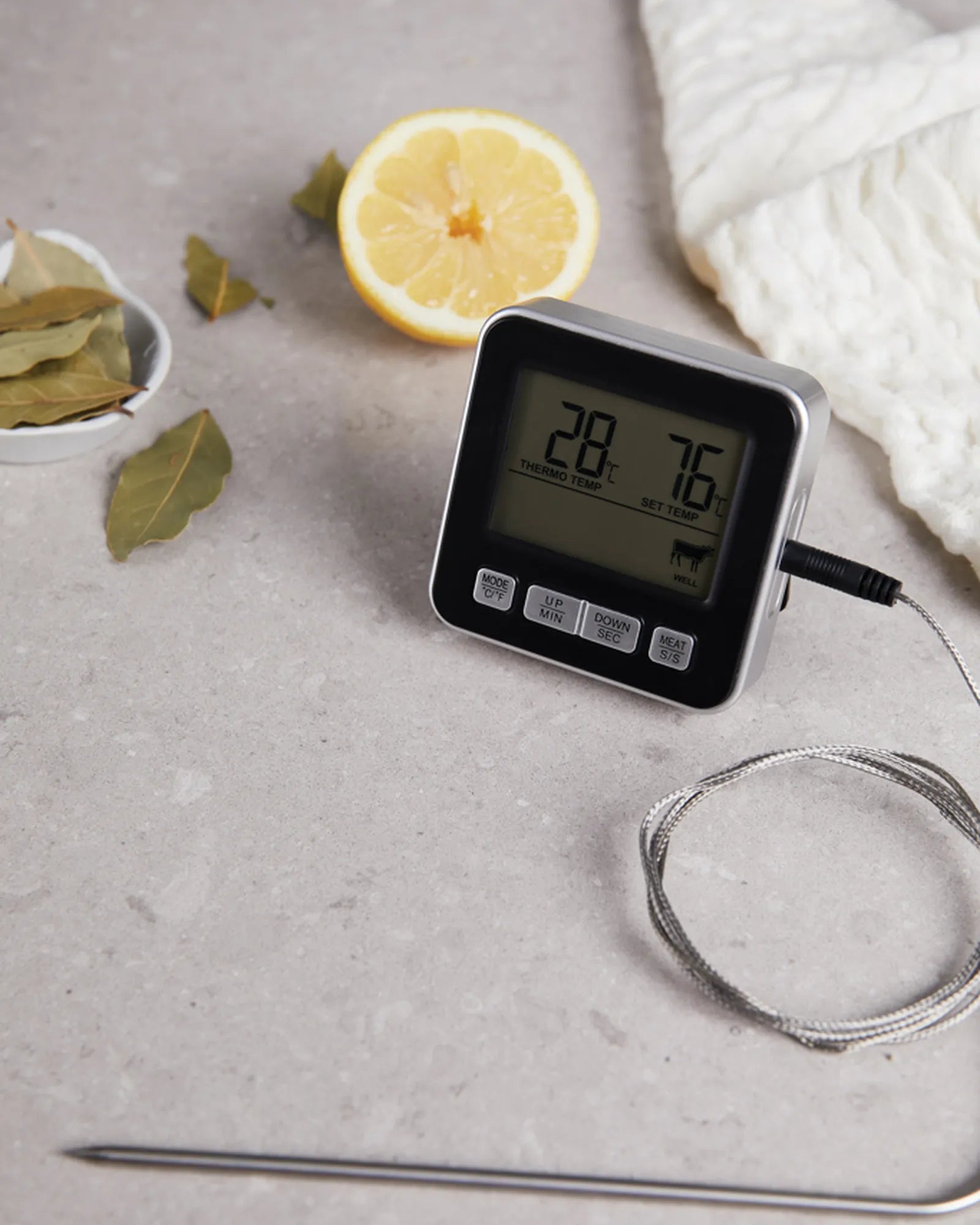 Custom multifunctional kitchen thermometer Vinga Hays - 4
