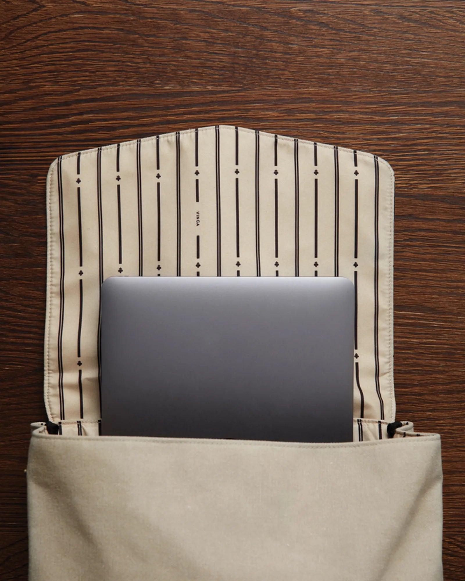 Custom recycled polyester backpack Vinga Bosler - 15