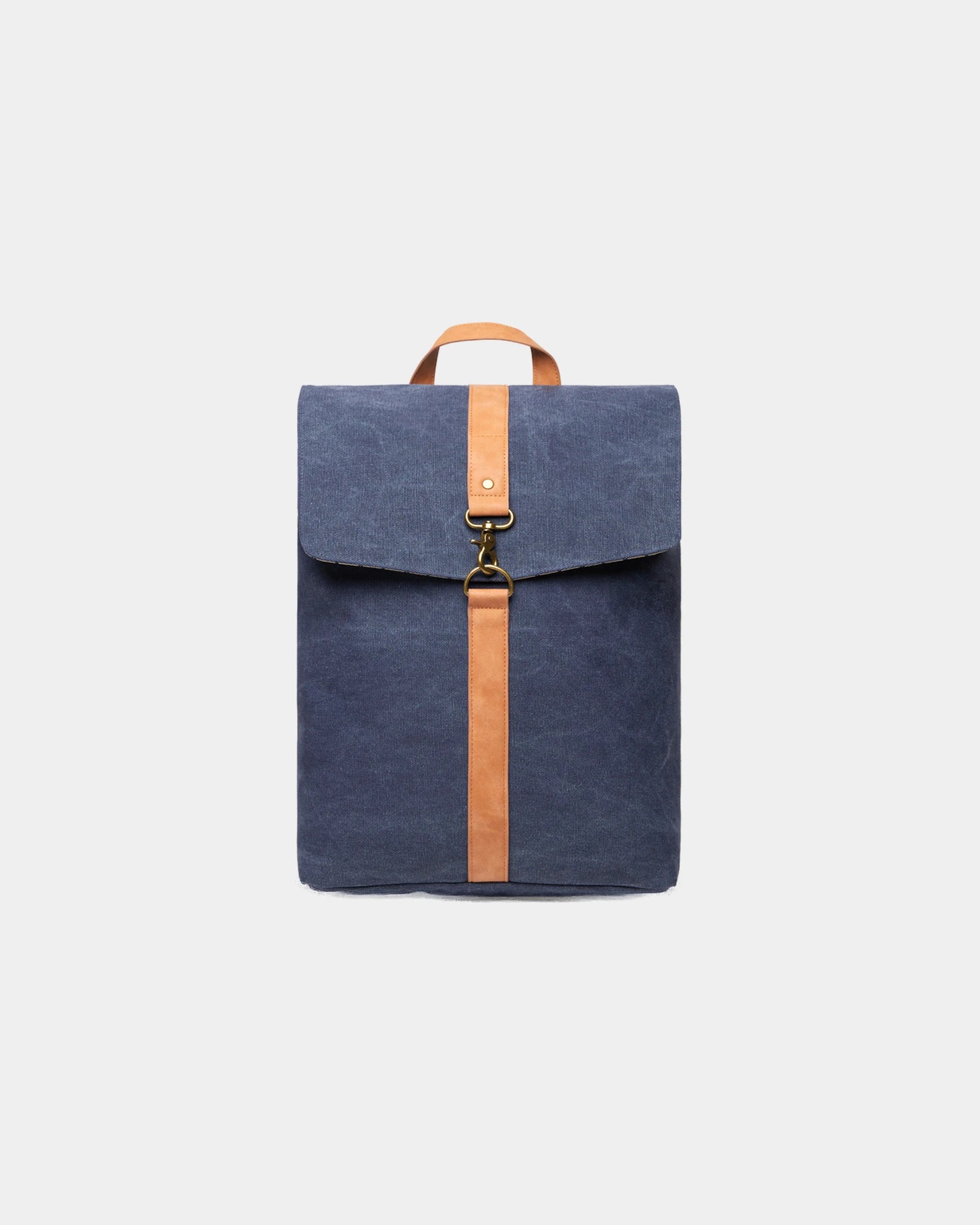 Custom recycled polyester backpack Vinga Bosler - Navy