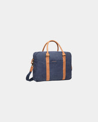 Custom recycled canvas laptop bag Vinga Bosler - 17