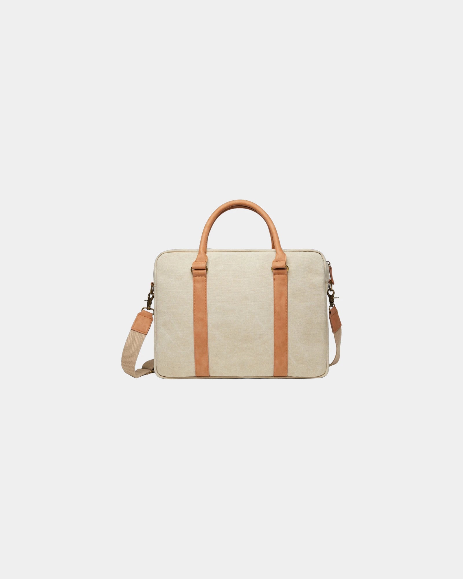Custom recycled canvas laptop bag Vinga Bosler - 12
