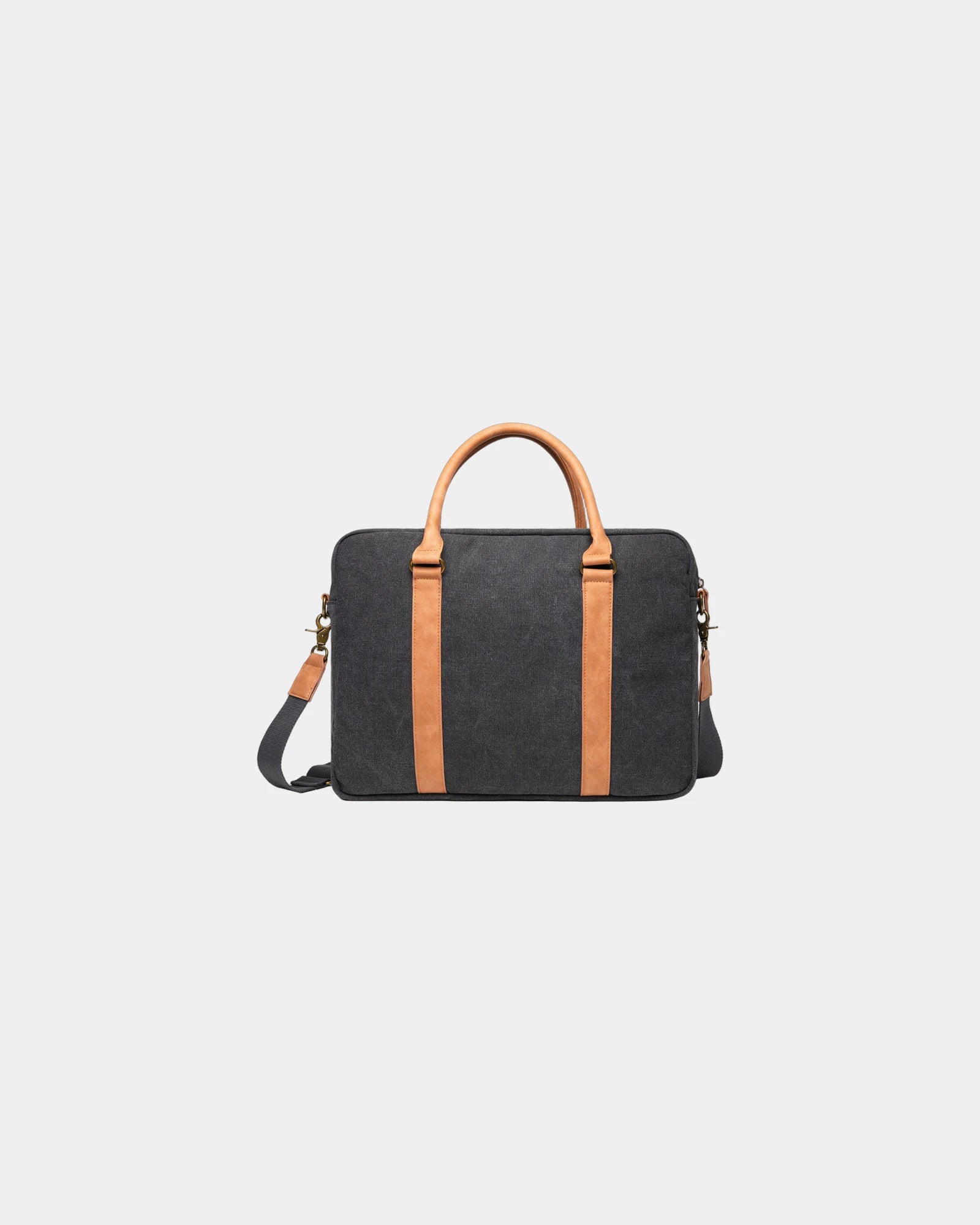 Custom recycled canvas laptop bag Vinga Bosler - 6