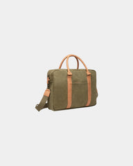 Custom recycled canvas laptop bag Vinga Bosler - 1