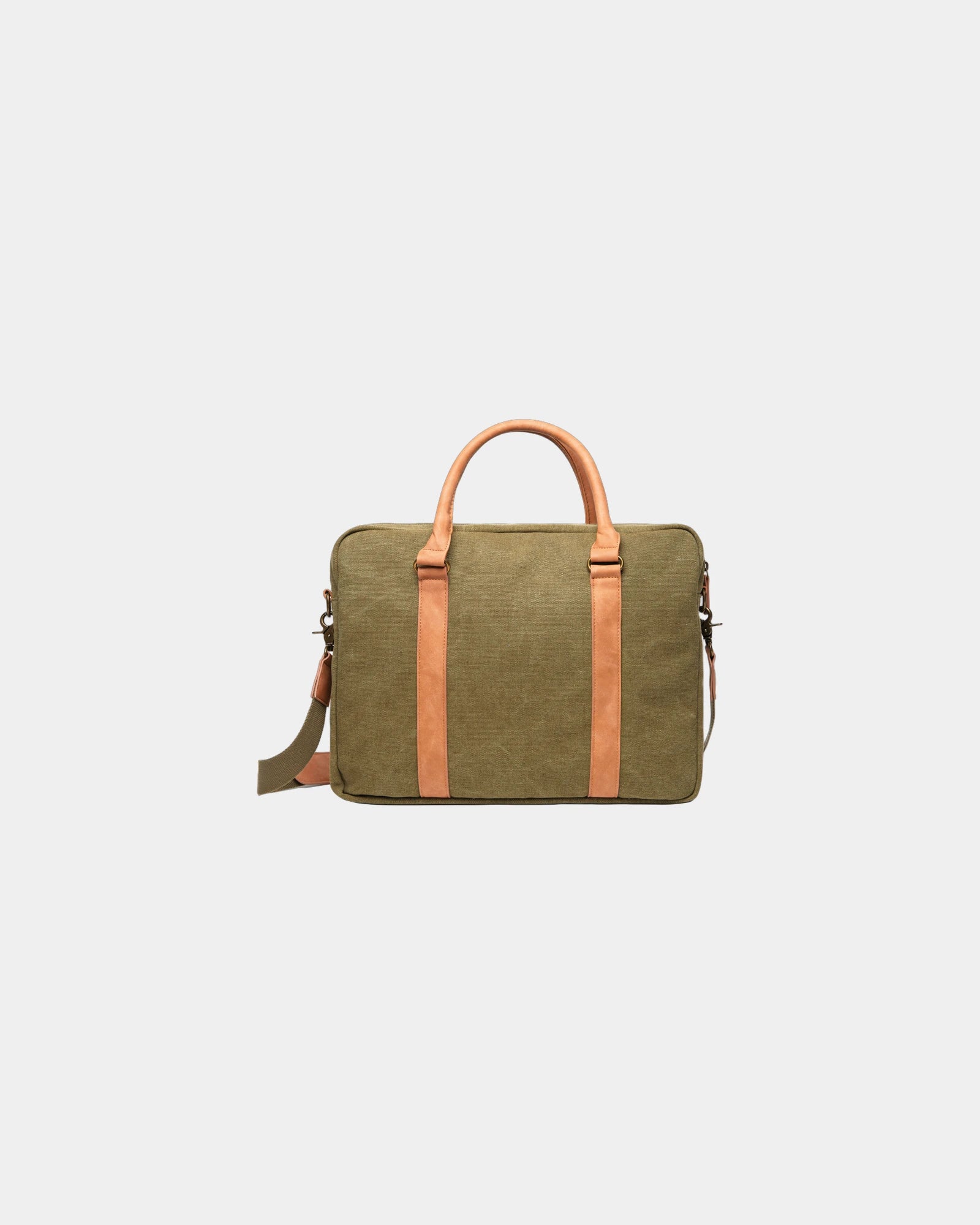 Custom recycled canvas laptop bag Vinga Bosler - 2