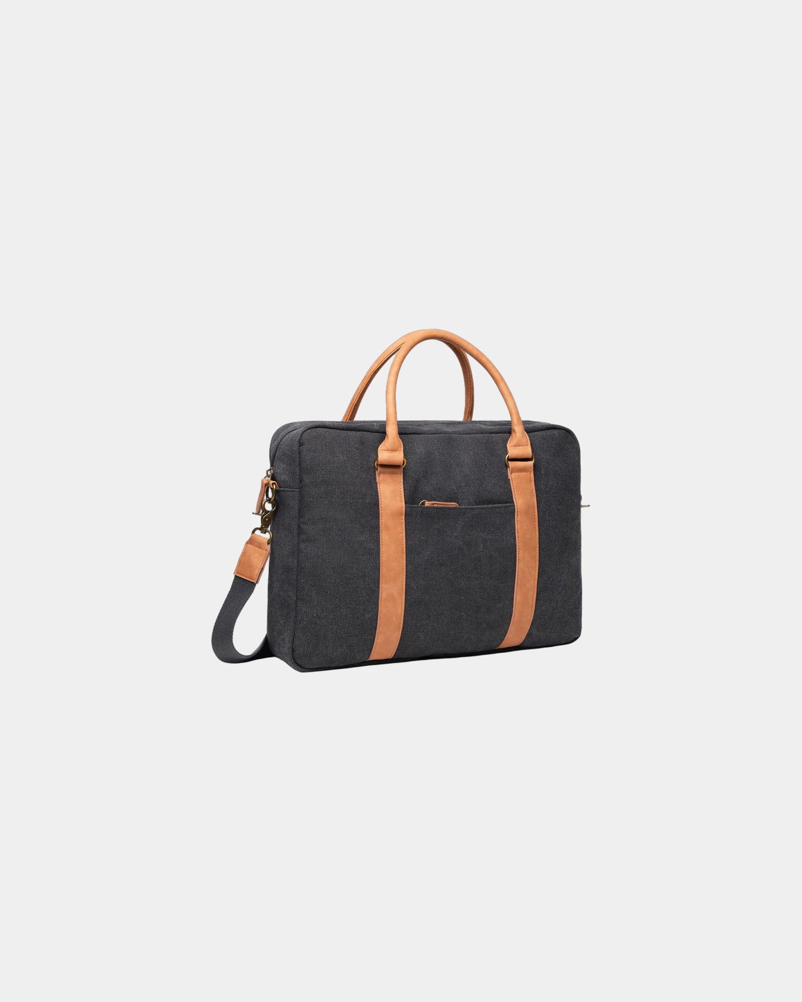 Custom recycled canvas laptop bag Vinga Bosler - 5