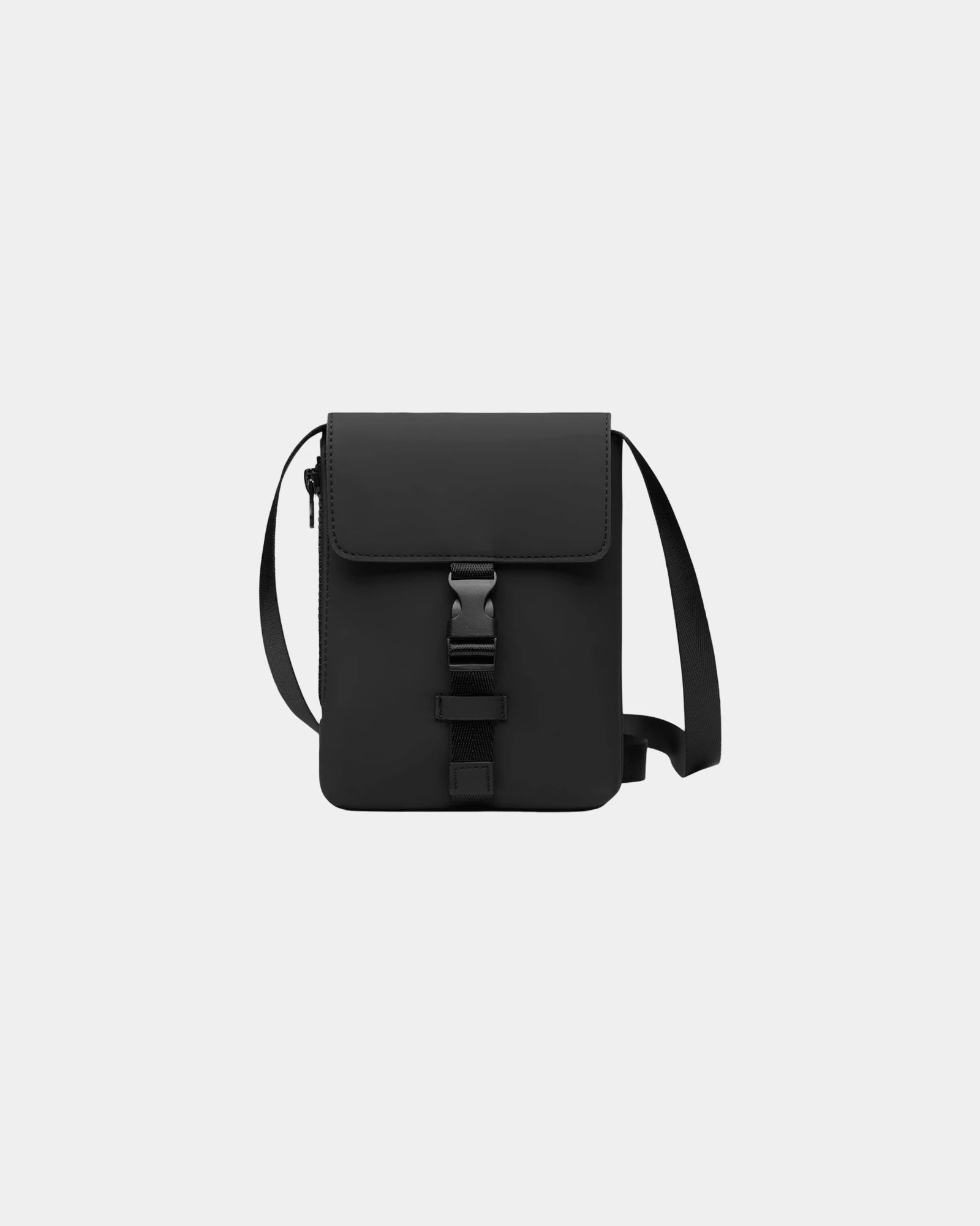 Custom recycled polyester shoulder bag Vinga Baltimore - Black