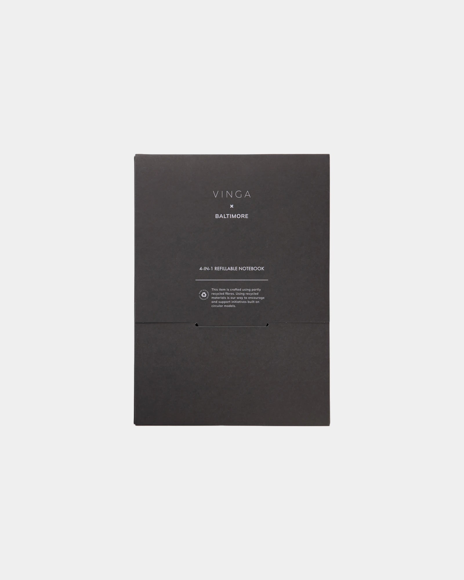 Custom recycled paper notebook Vinga Baltimore RCS - 1