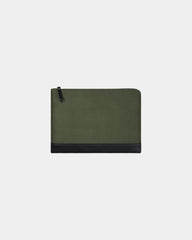 Custom promotional recycled polyester laptop sleeve Vinga Marlow - Green