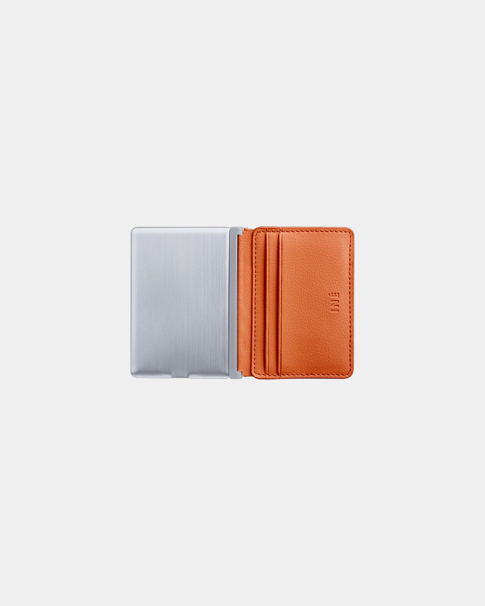 Custom anti-RFID recycled leather wallet with power bank - 1