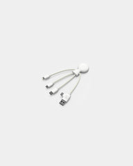 Custom NFC multi-cable charger Xoopar Mr Bio Smart - White