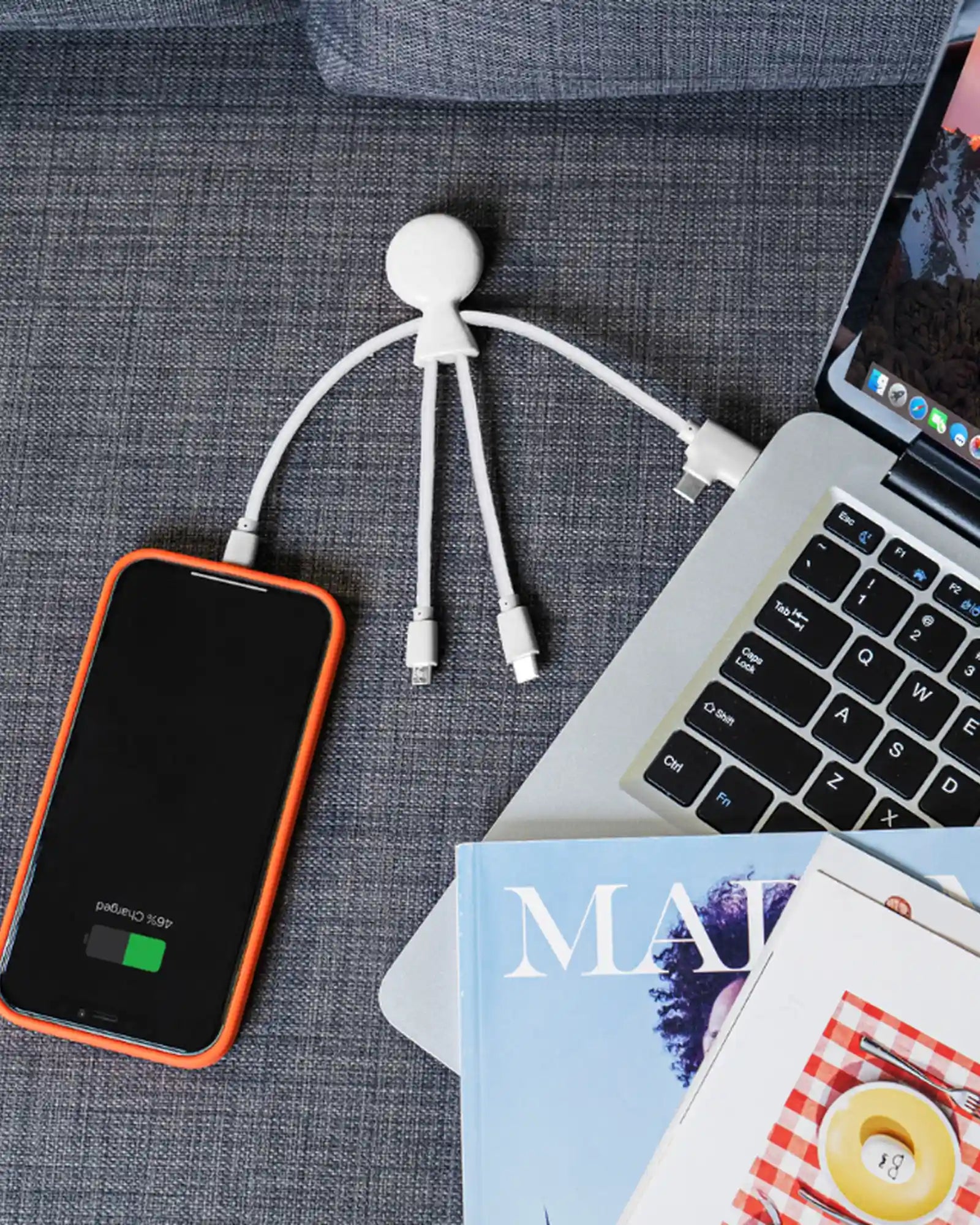 Custom NFC multi-cable charger Xoopar Mr Bio Smart - 4