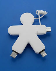 Promotional recycled charging cable 1m - 5