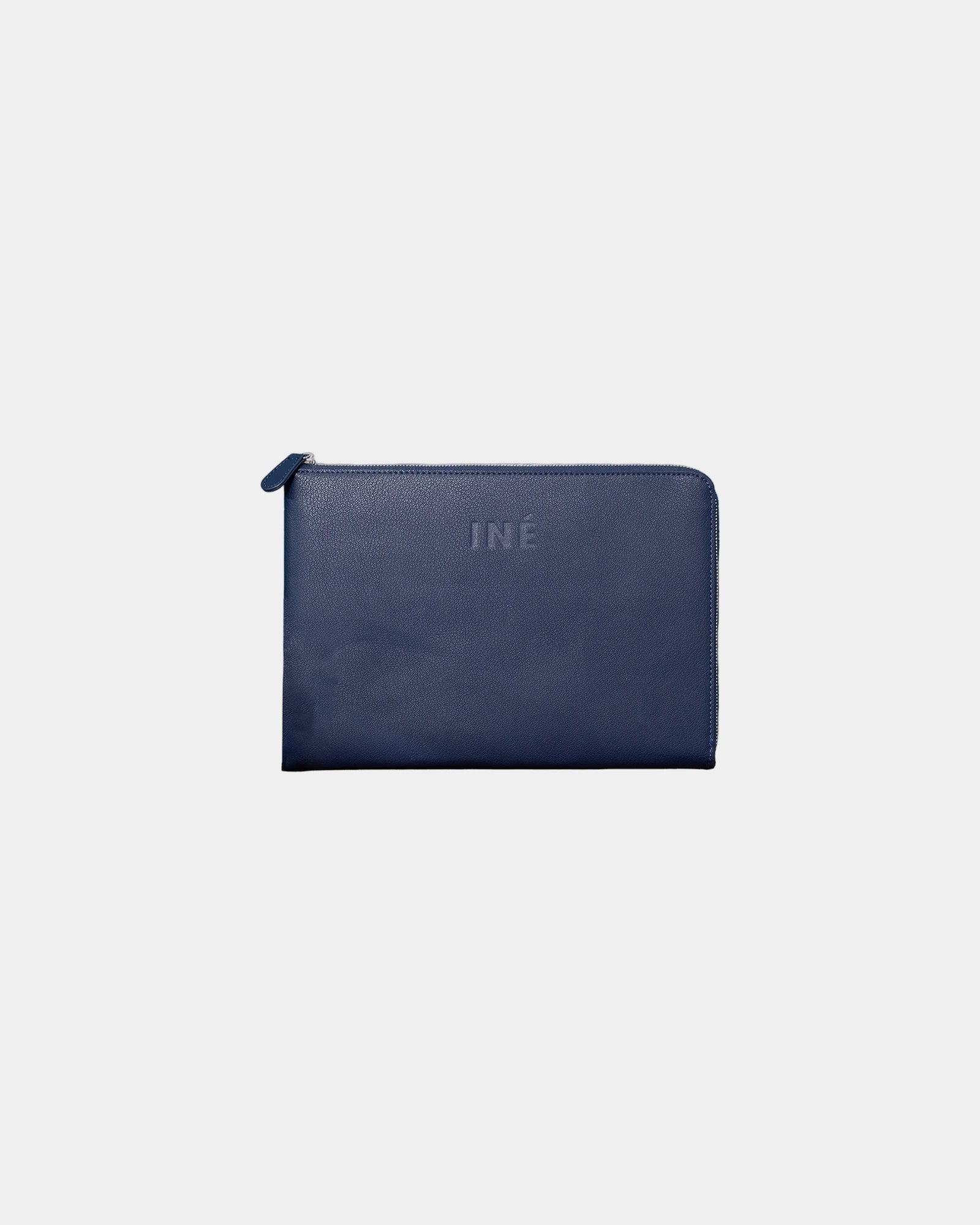 Promotional recycled leather tablet pouch - Blue
