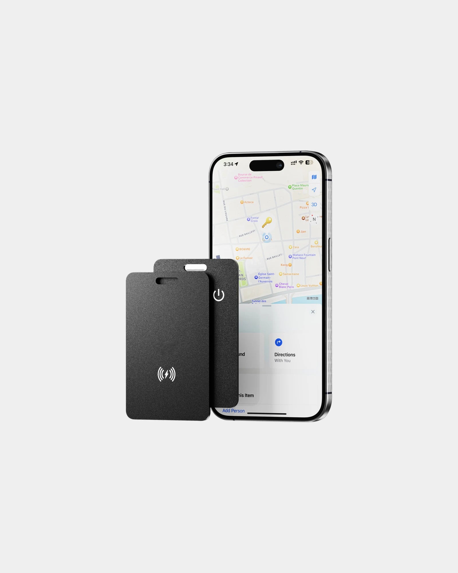 Promotional compact tracker card - Black