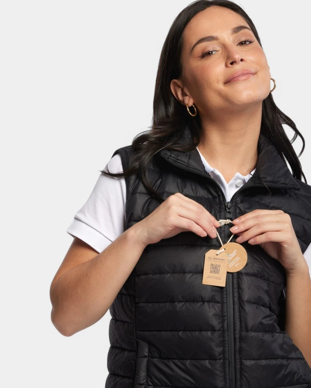 Women's Sleeveless Down Jacket Made in France - Customizable - 1