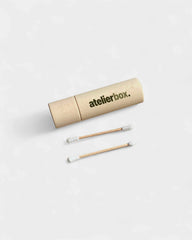 Customizable Reusable Cotton Swab and Beauty Applicator Duo
