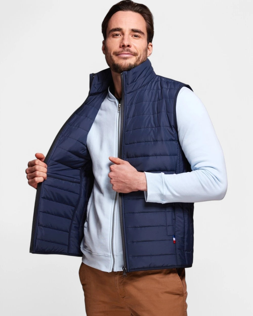 Men's Sleeveless Down Jacket Made in France to Customize - 7