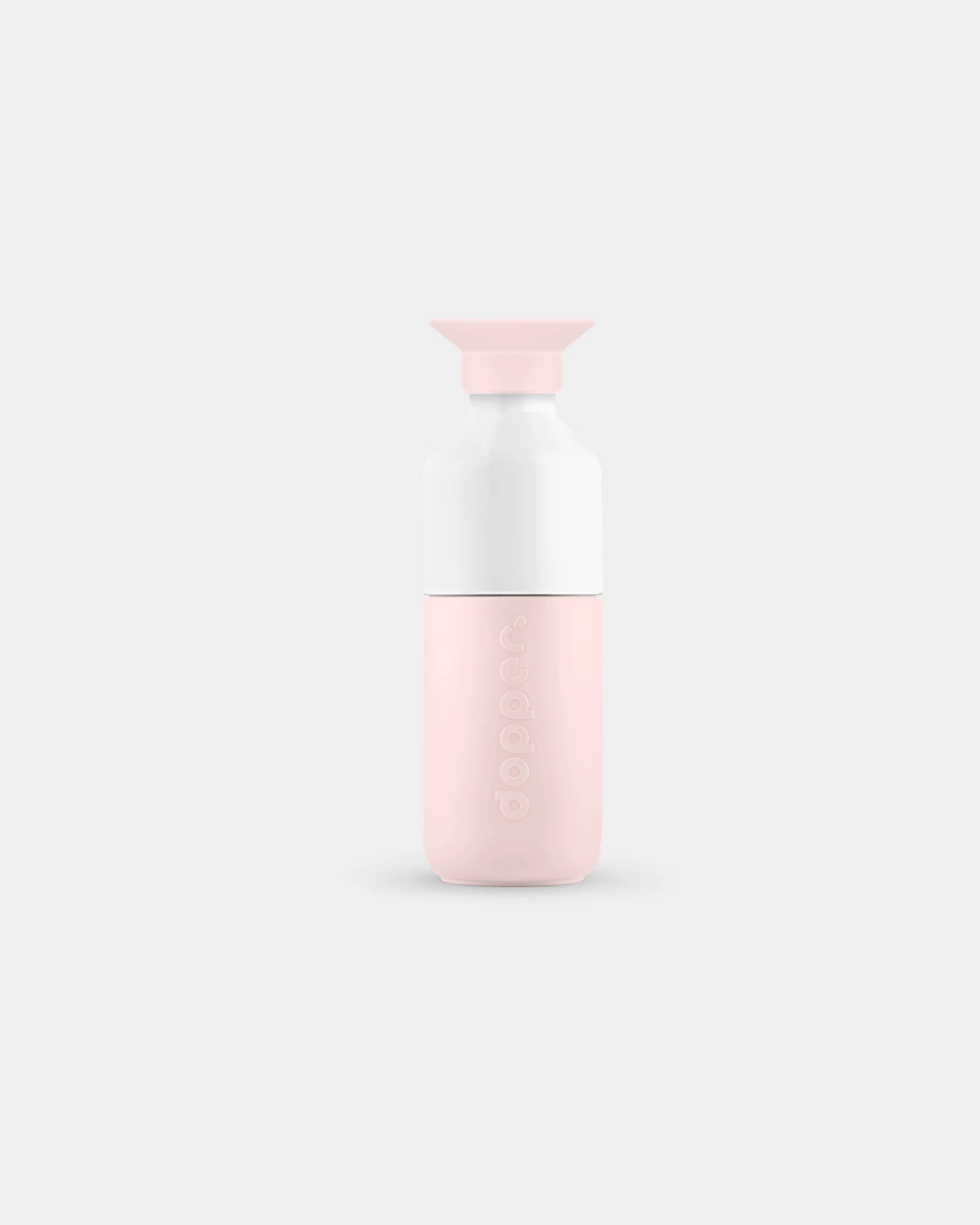 Custom recycled stainless steel Dopper Steel 350ml bottle - Soft Pink