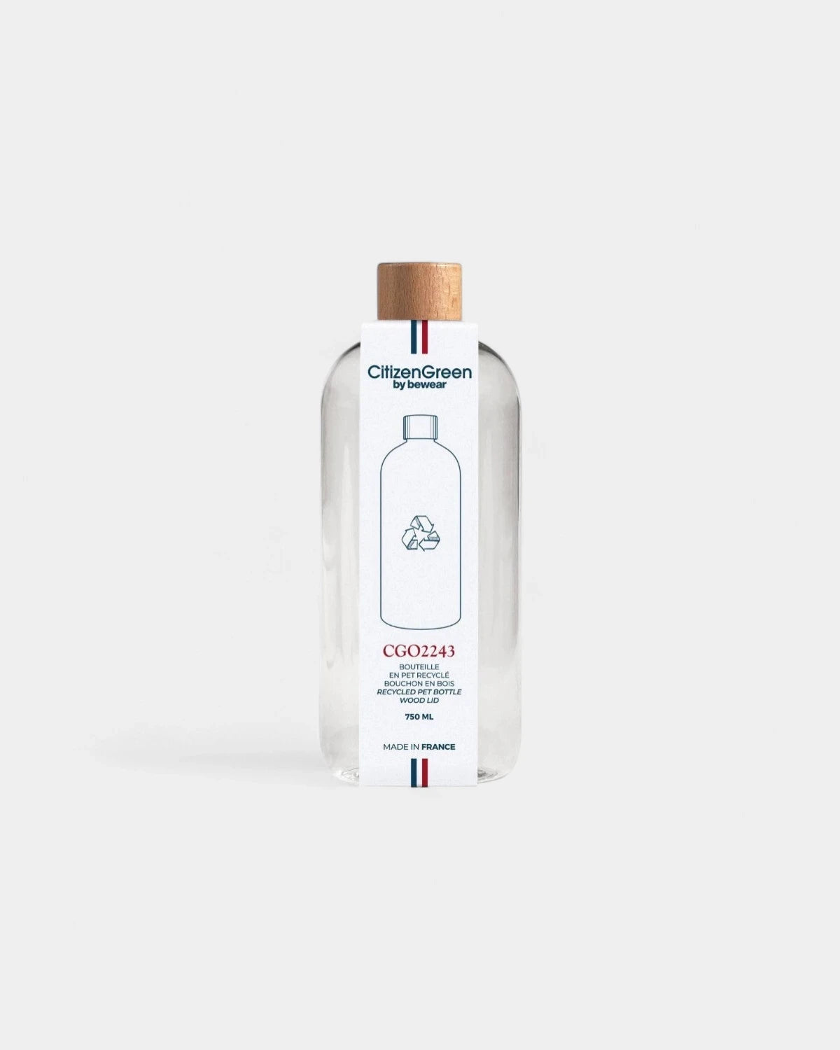 Recyclable RPET Bottle made in France to personalize - 1