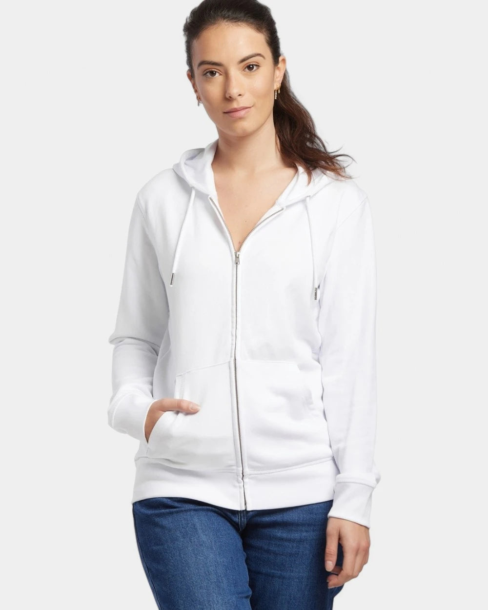 Unisex Zipped Hoodie Made in France to Customize
