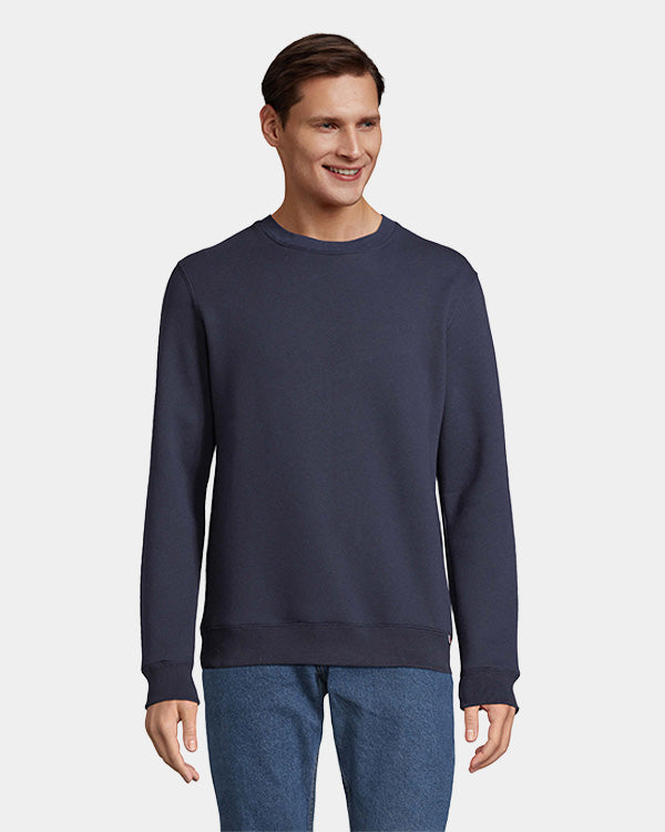Round neck sweatshirt made in France to customize