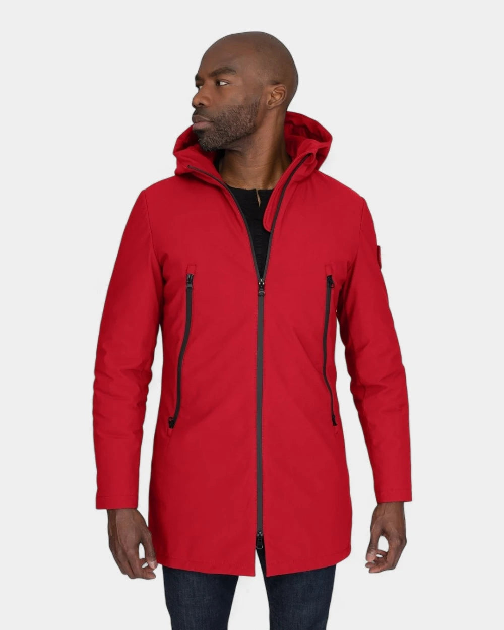 Softshell parka with customizable down lining - 17