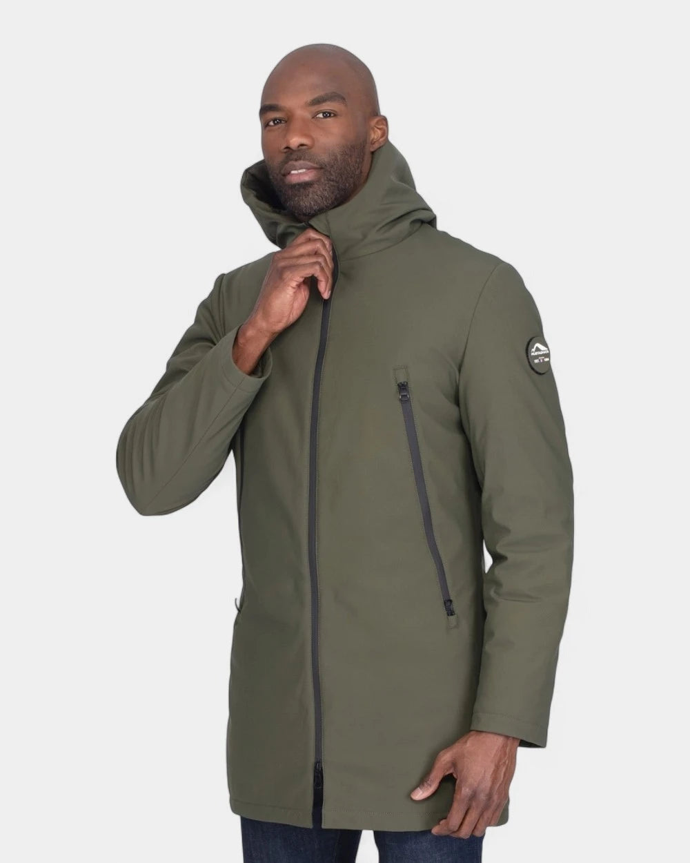 Softshell parka with customizable down lining - 20