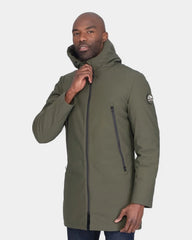 Softshell parka with customizable down lining - 20