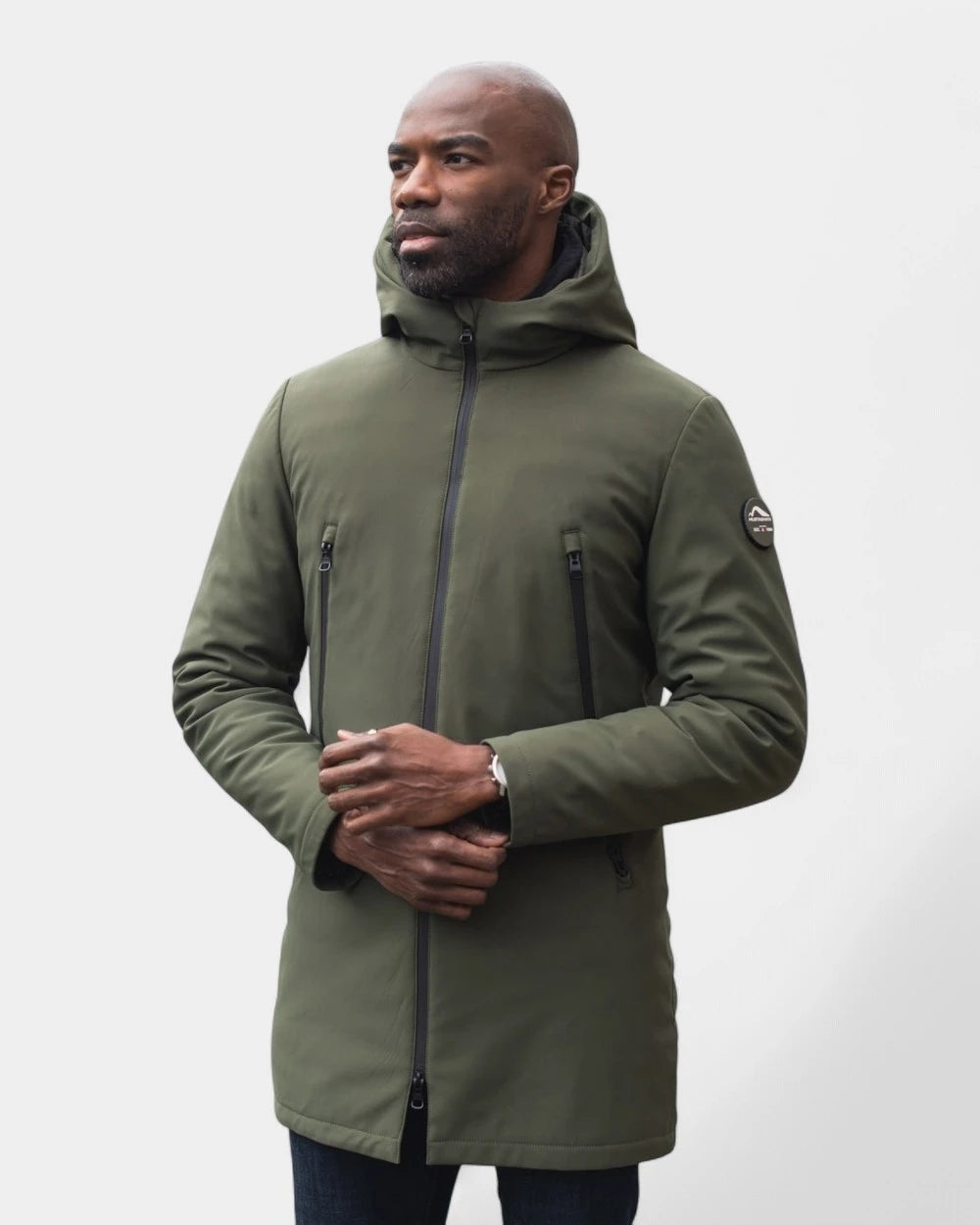 Softshell parka with customizable down lining - 18