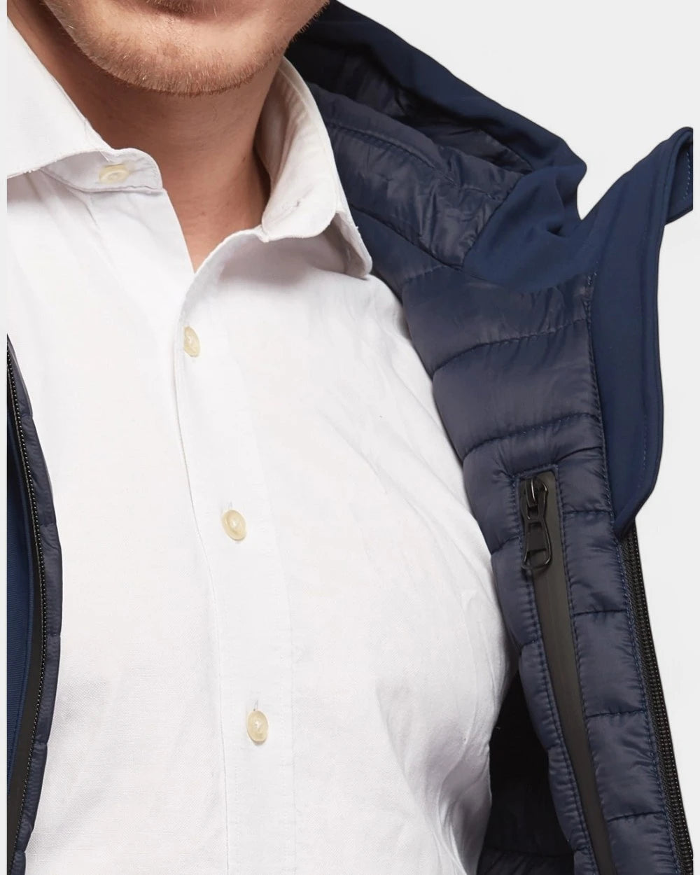 Softshell parka with customizable down lining - 4