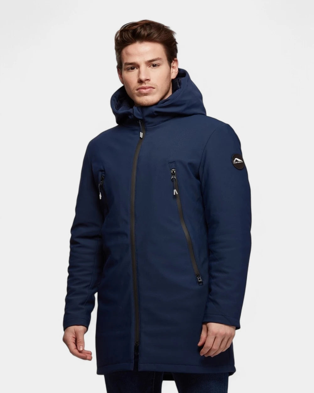 Softshell parka with customizable down lining - 6