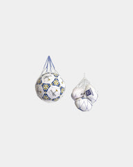 Promotional white balloon net for 10 balloons - White