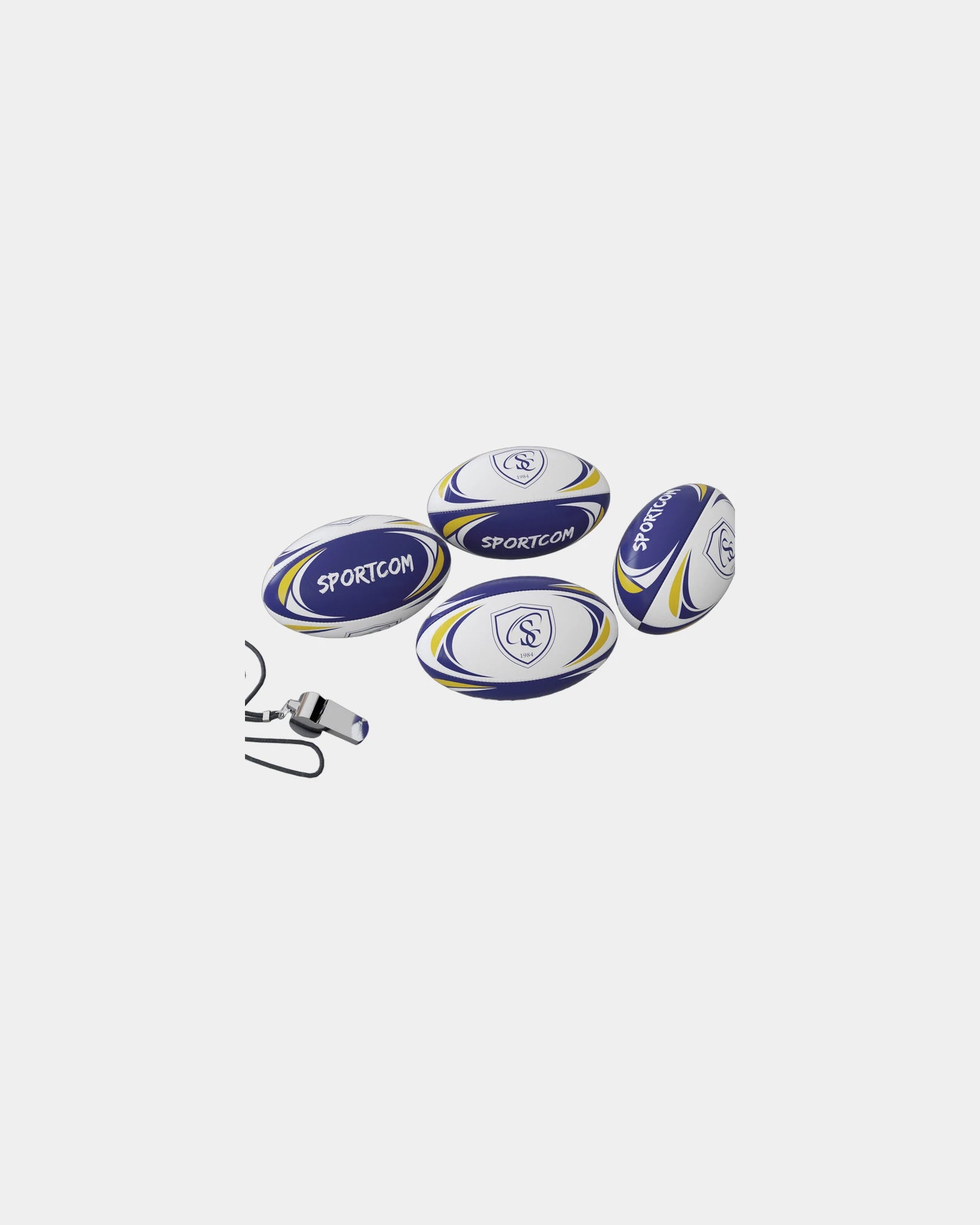 Promotional multicolor rugby ball 13 cm - Multicolor