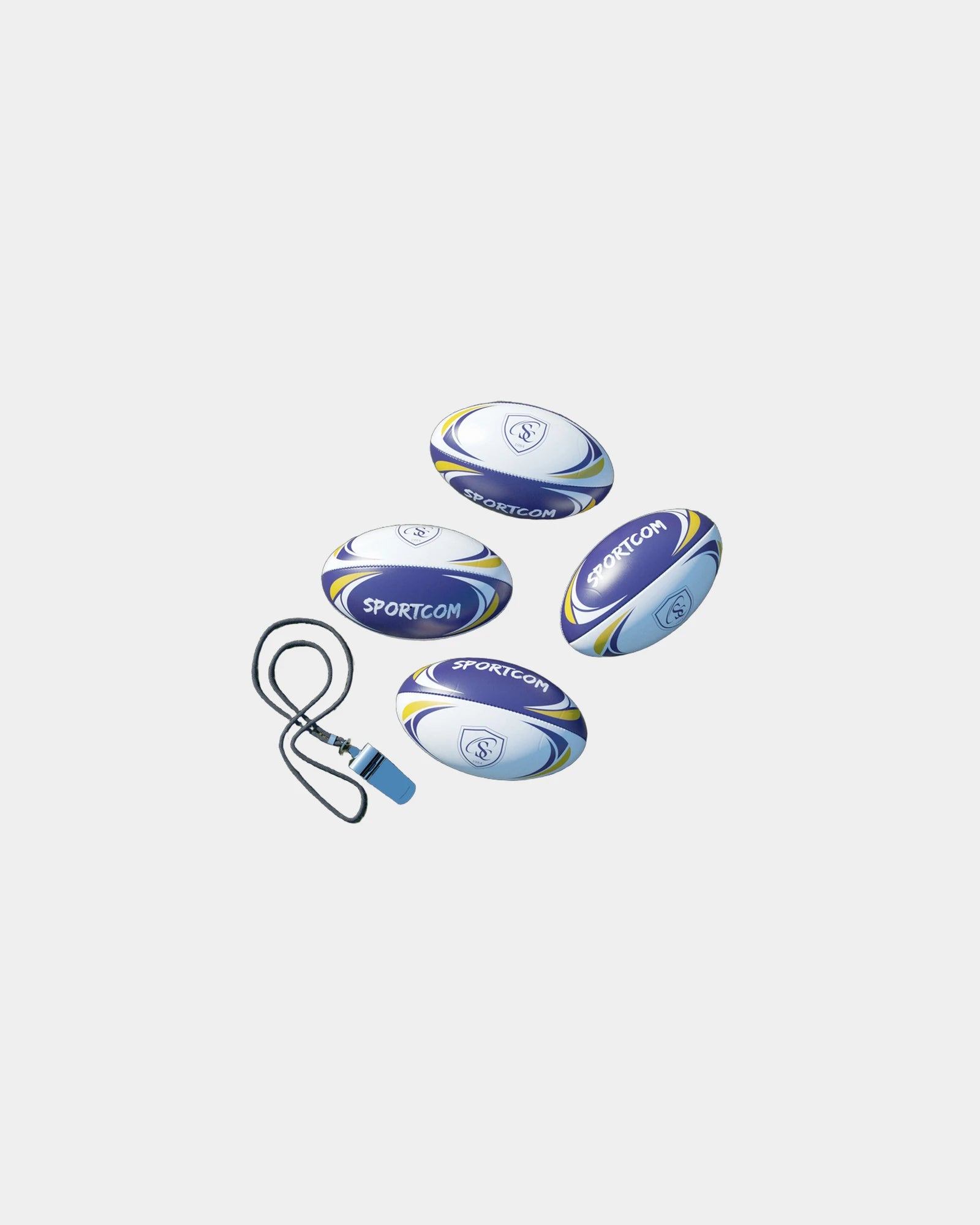 Promotional multicolor rugby ball 13 cm - Multicolor