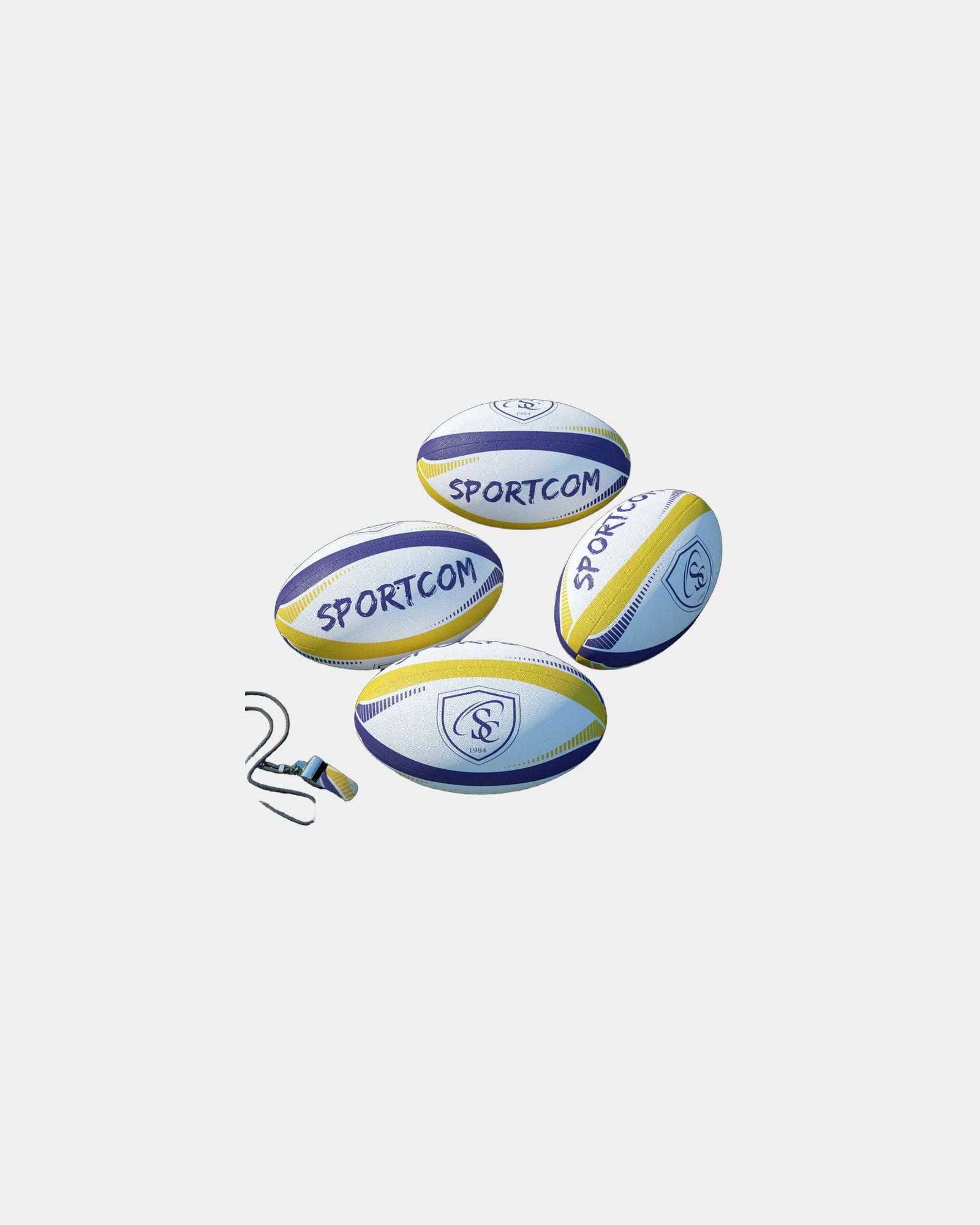 Promotional multicolor rugby ball 21cm - Multicolor