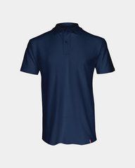 French navy polo shirt