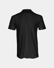 Men's Polo Made in France Customizable - Black