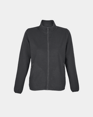 Customizable Recycled Micro Fleece Jacket for Men - Anthracite